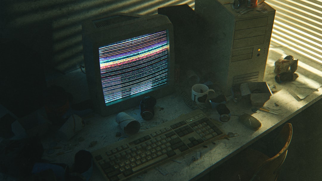 An expansive virtual world landscape